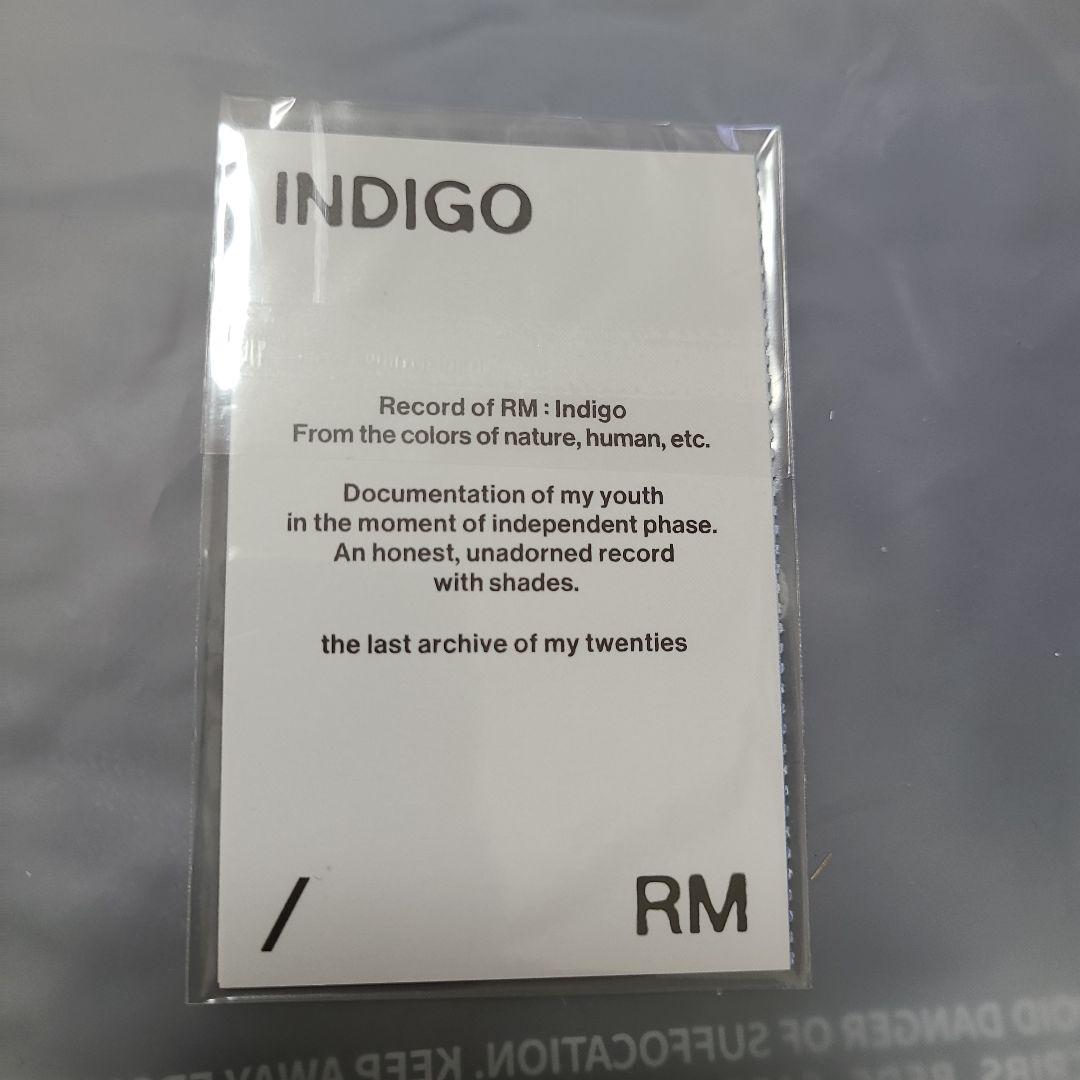 BTS RM INDIGO DENIM SHIRT未使用品