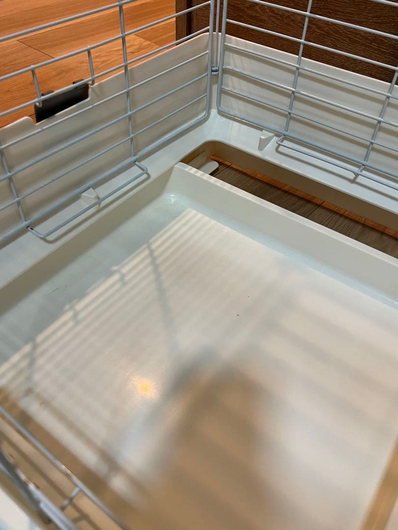 Sanko ケージ ホワイト キャスター付 サンコー イージーホーム エボ80