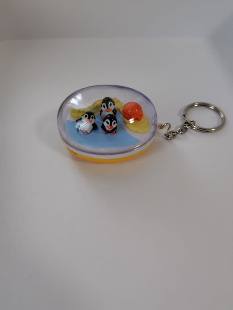 キーホルダー　レトロ　当時物　レア　ペンギン　ポケットクリッター
