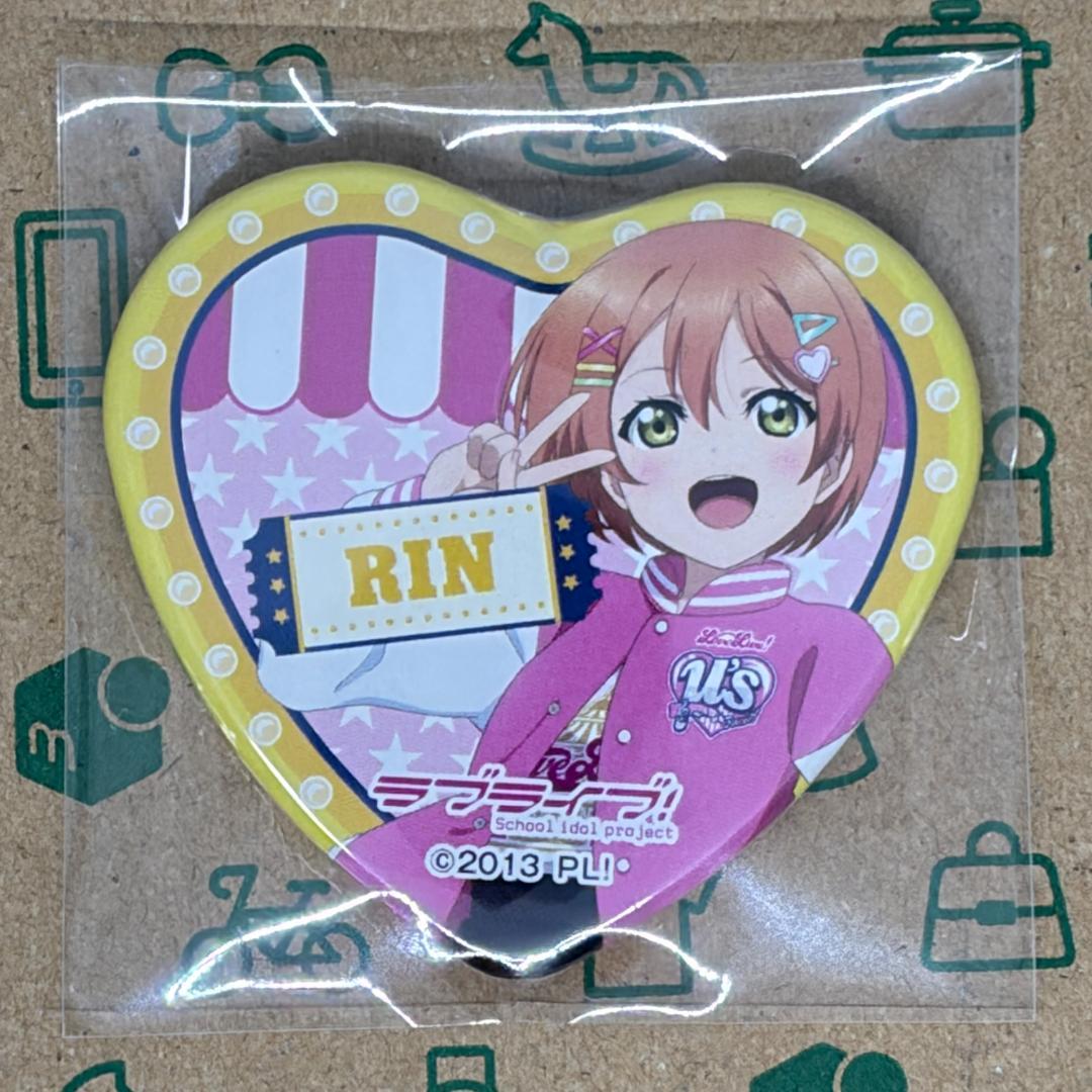 μ's ハート型缶バッジ 9点セット シリーズ15周年x全国遊園地コラボ