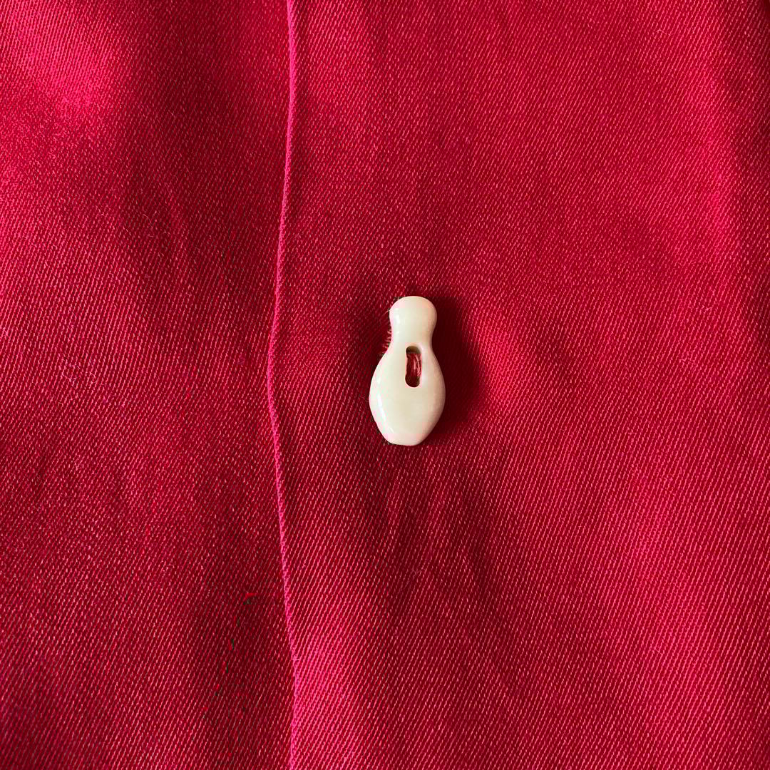 ELMER ボウリングシャツ 赤