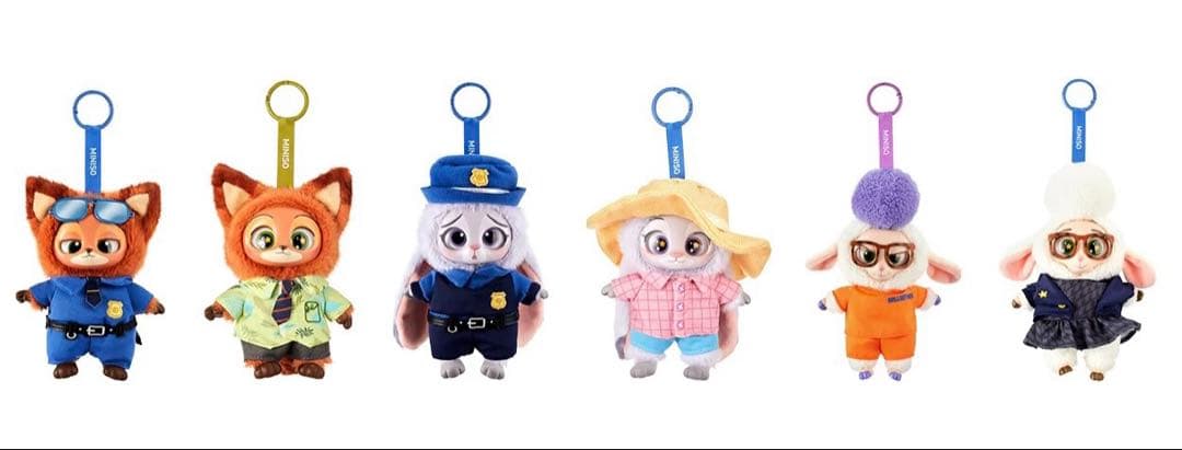 MINISO ディズニー　ズートピア　マスコット　ジュディ ニック 警官