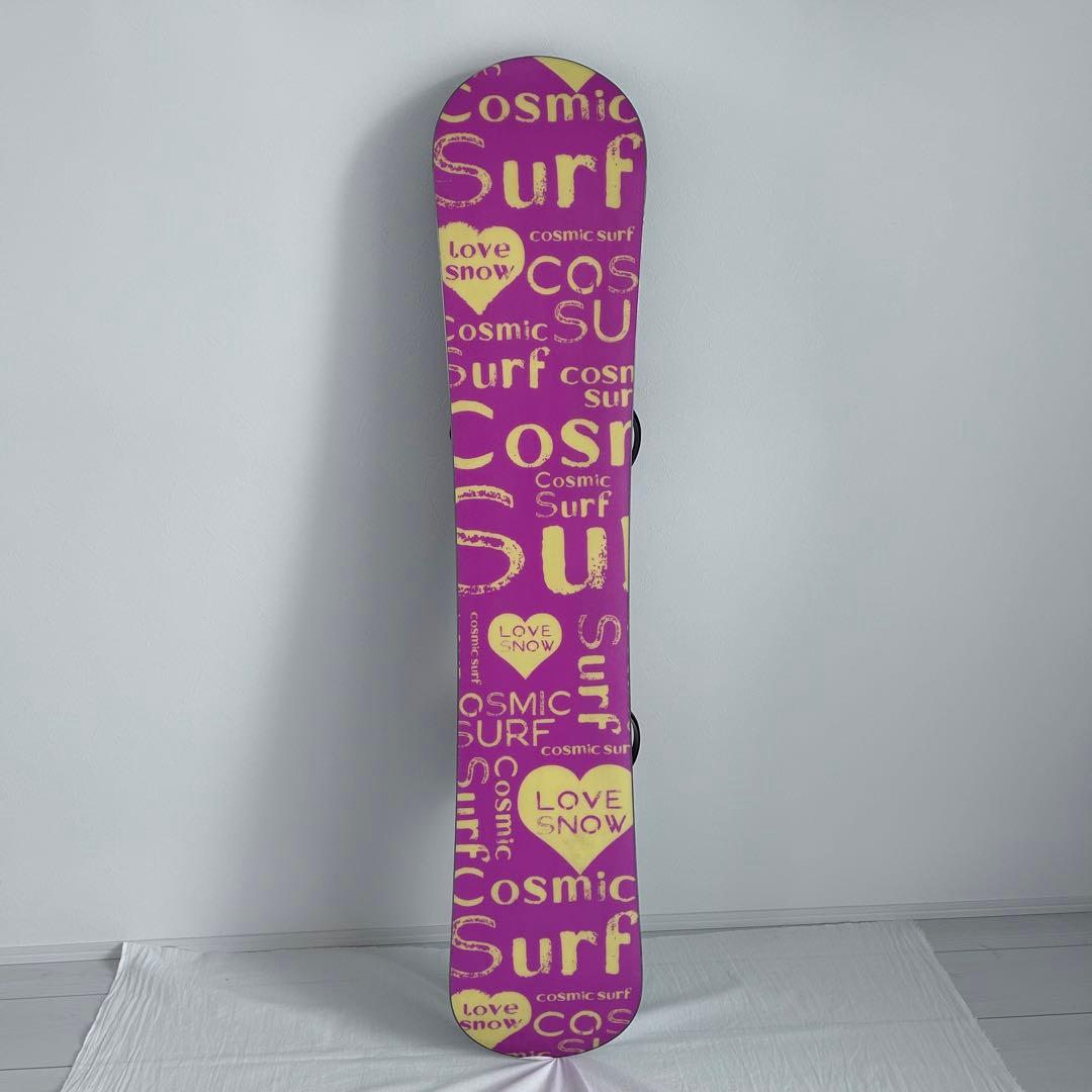 【初心者向け】Cosmic Surf スノーボード板 142cm