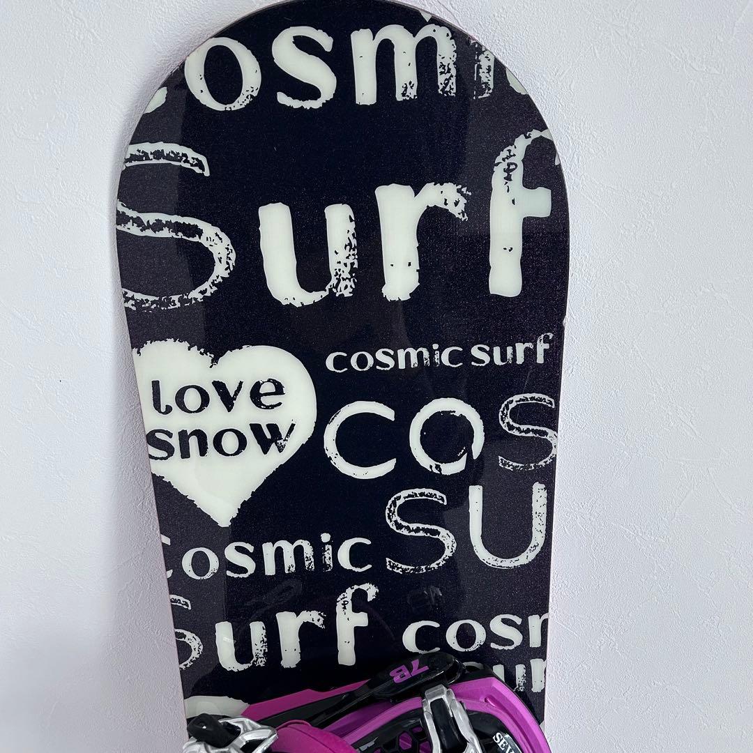 【初心者向け】Cosmic Surf スノーボード板 142cm