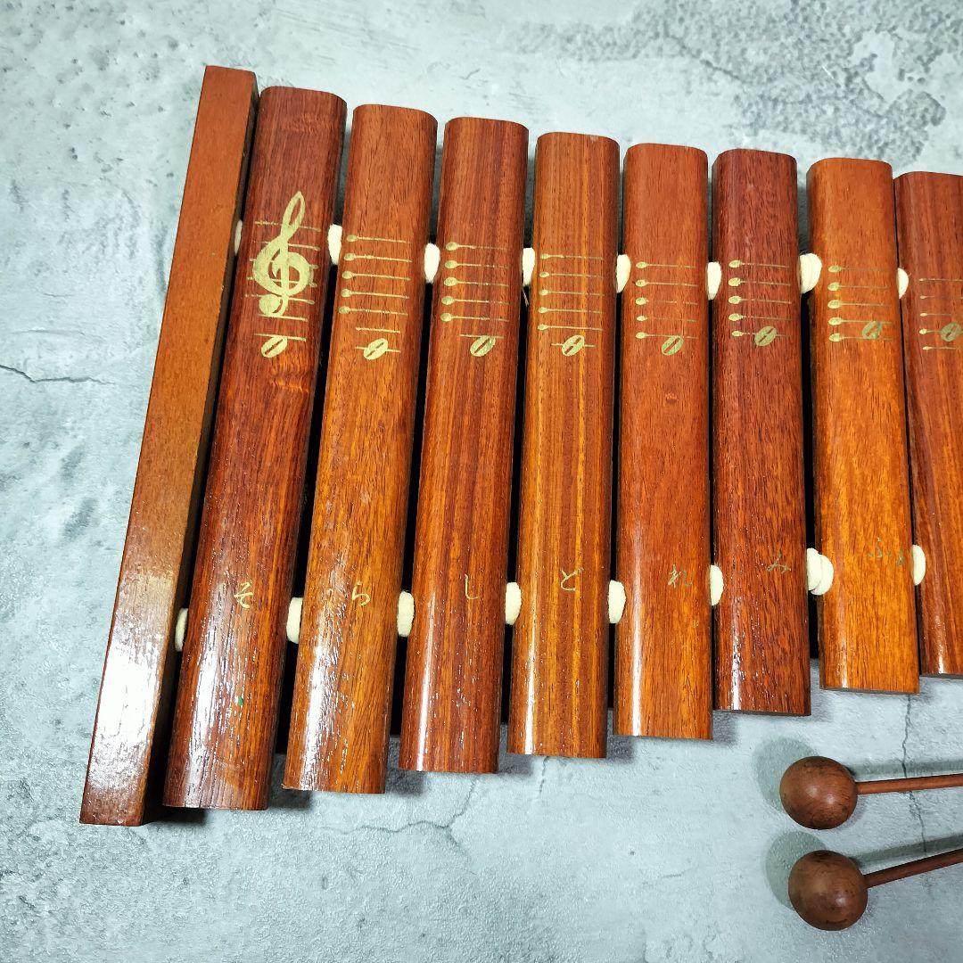 KAWAI シロホン 18音 卓上 木琴 18S 無垢材