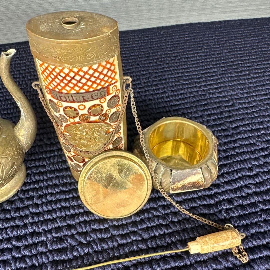 ネパール　置物　小物入れ