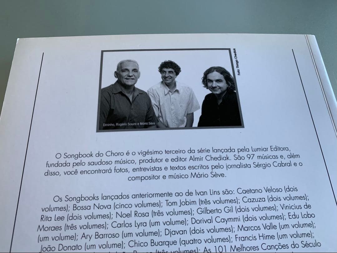 ショーロ　ソングブック　全3巻