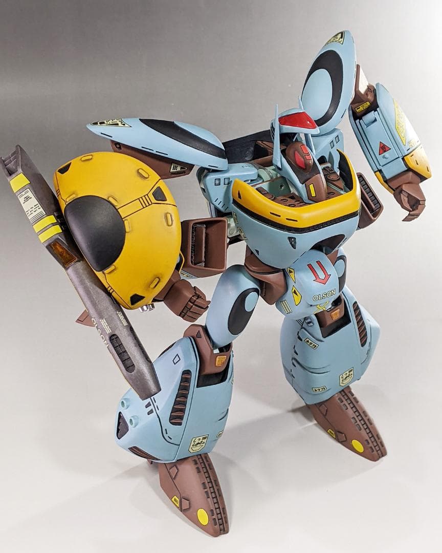 プラモデル　1/40 可変オルソン・スペシャル（超時空世紀オーガス）組立塗装済