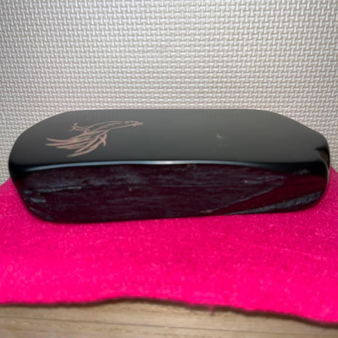 ⭕️超　希少　鍋倉漆象嵌硯　軍鶏を象嵌　女性好み作品　手間かかる