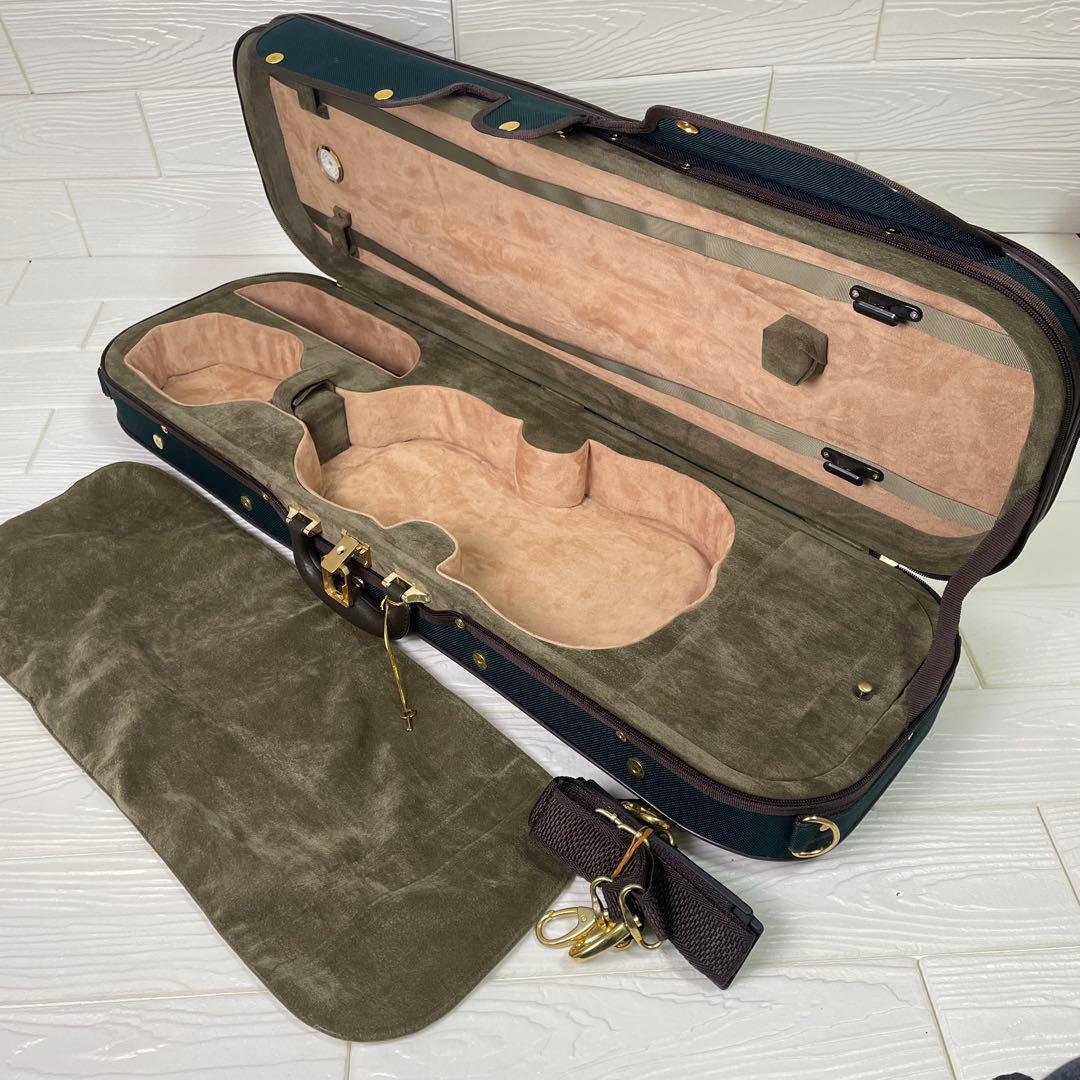 バイオリン　ケース　鍵、ショルダー付き　2way
