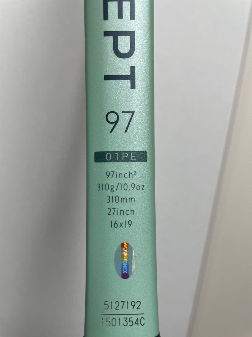 YONEX PERCEPT 97 テニスラケット グリーン　パーセプト 97