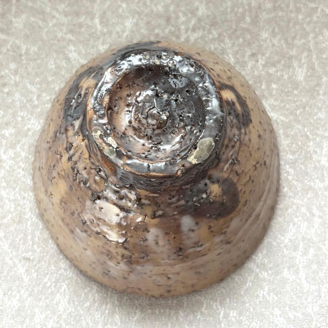 萩焼 春雲山 岡田裕 抹茶碗 お茶碗 茶道具 共箱(18Cb)