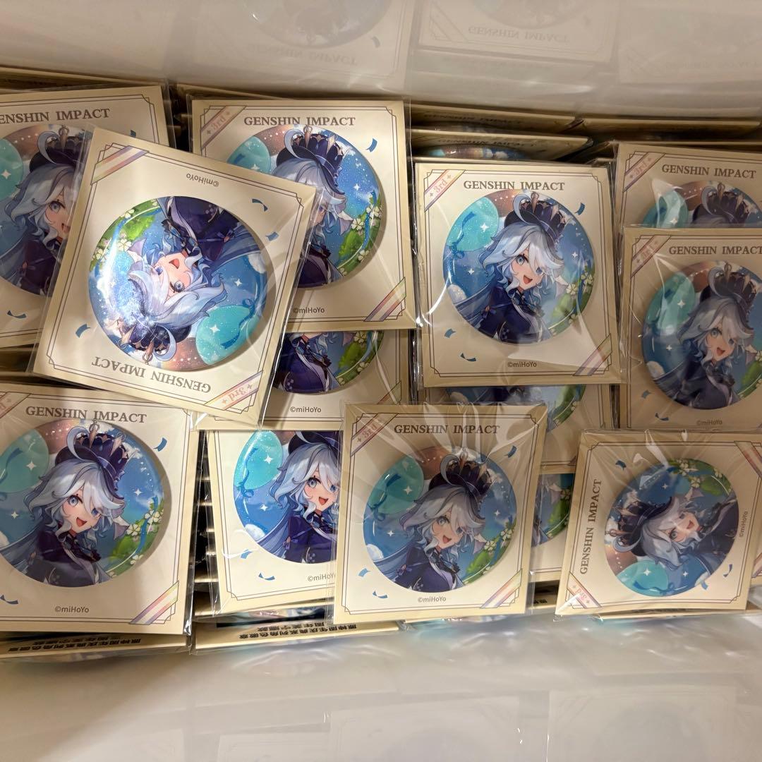 原神　周年記念シリーズ缶バッジ3周年フリーナ 100個セット【バラ売り可】