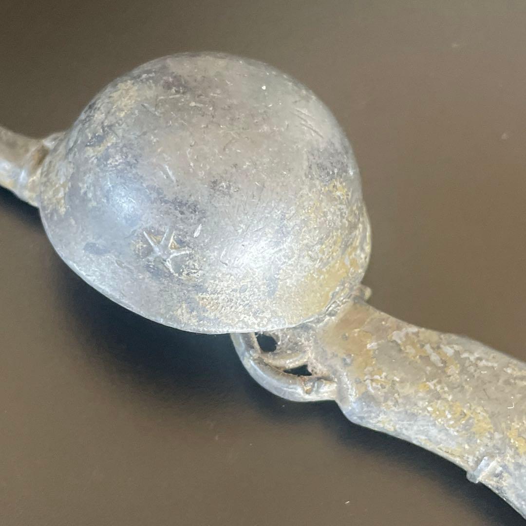 ★刻印有　文鎮　銃とカブト