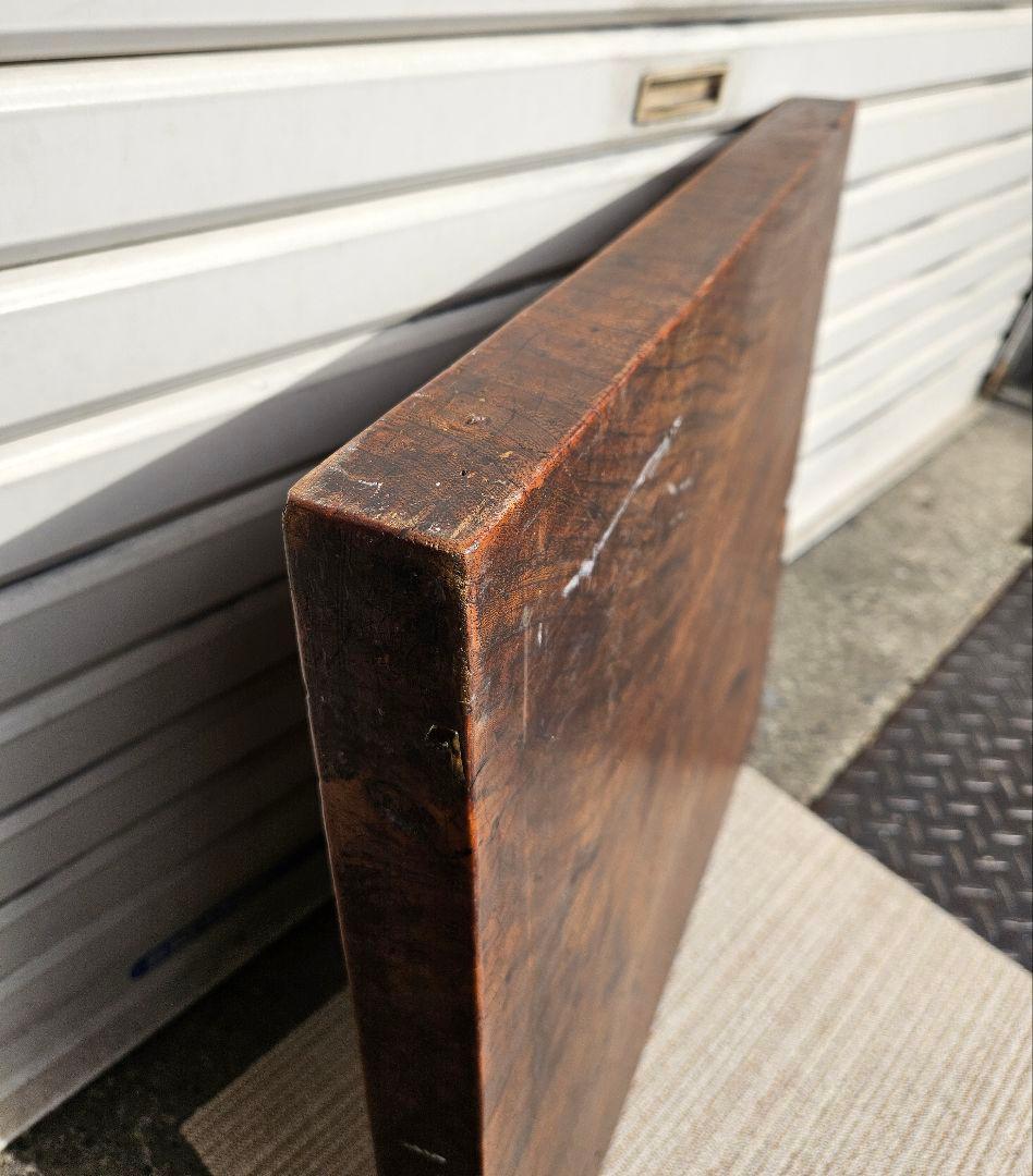 ジャパンヴィンテージ 一枚板 こたつ板天 厚さ約4cm 炬燵板 無垢材 木製