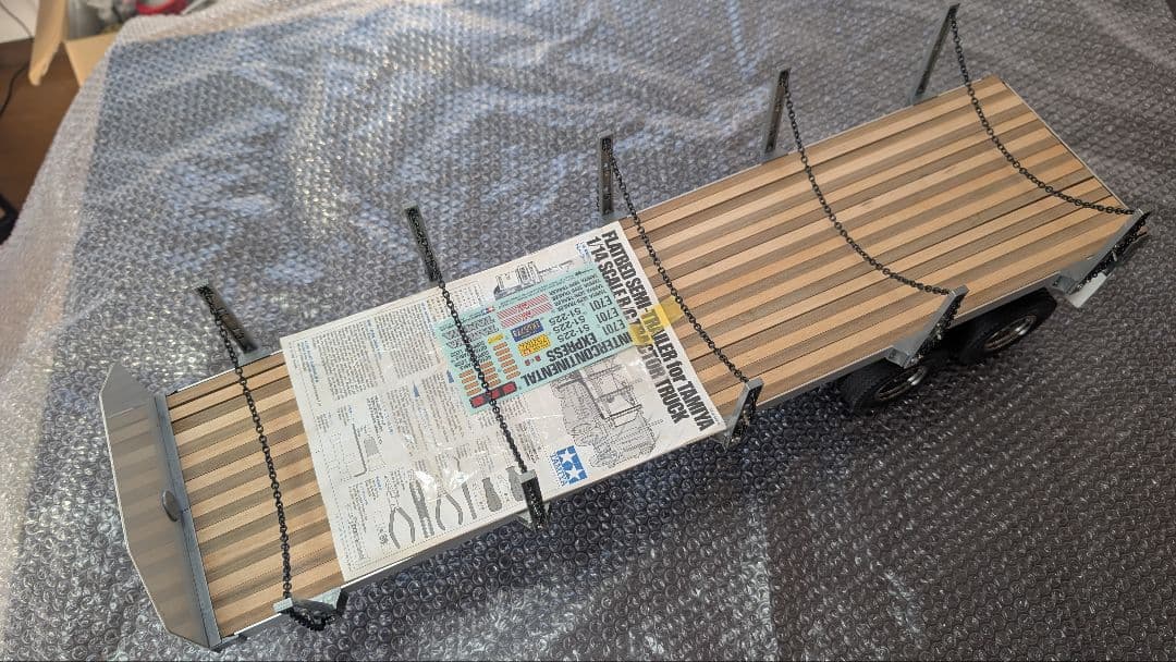 タミヤ 1/14 フラットベッド トレーラー スカニア アクトロス