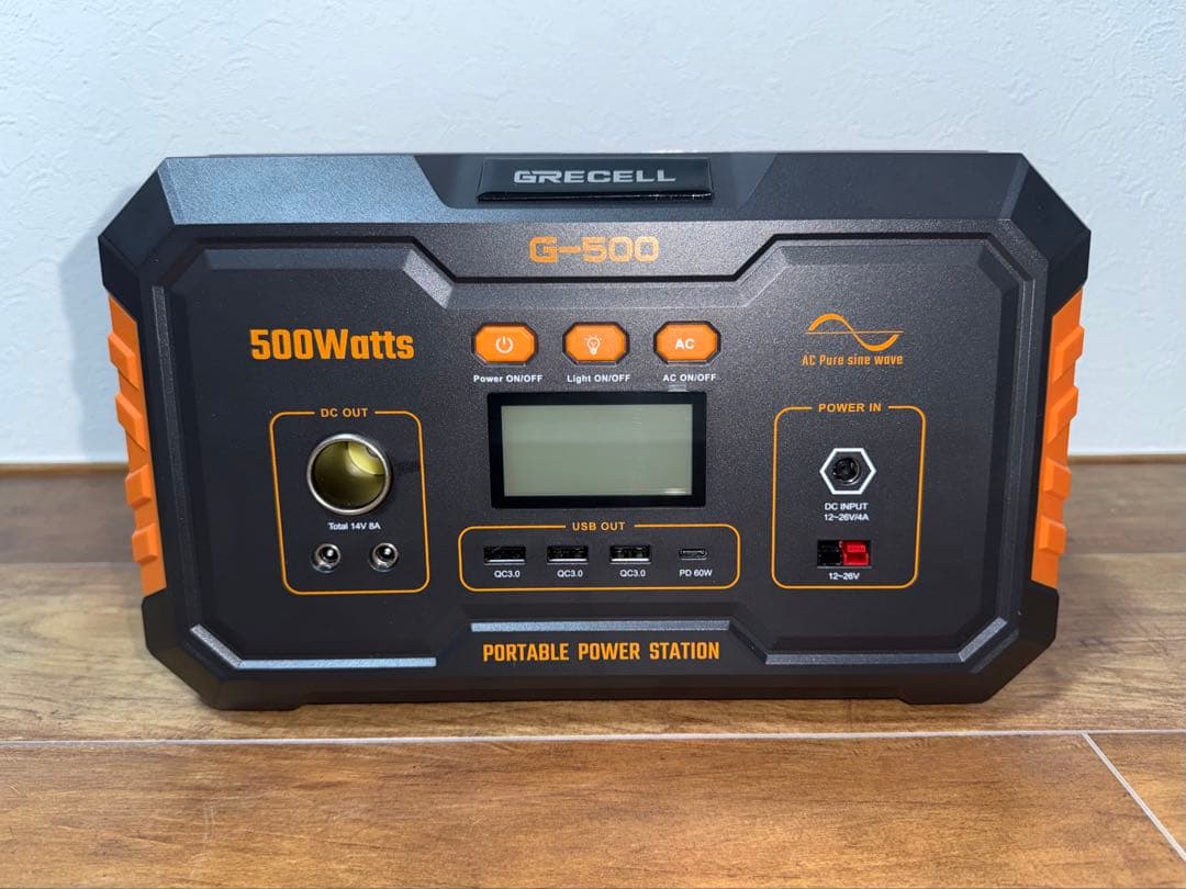 【ジャンク】　新品　GRECELL ポータブル電源 G-500