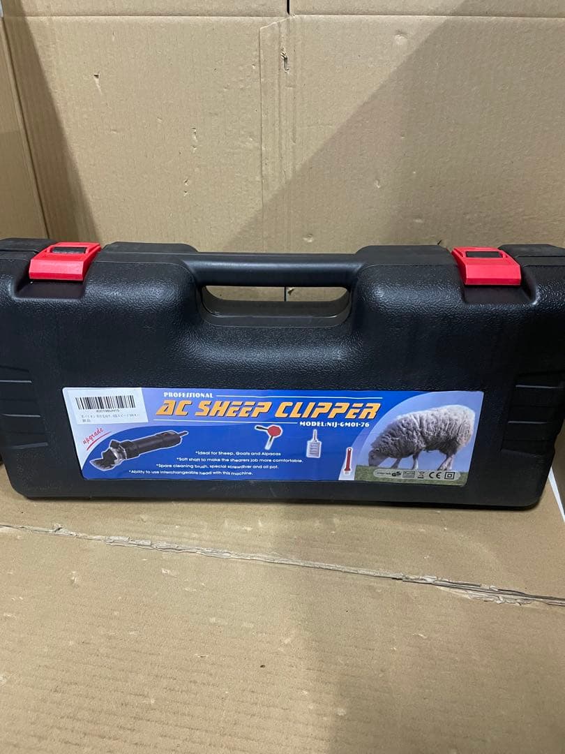 羊バリカン 羊の毛刈り 電気はさみ スピード調整可能　6段スピード 690W