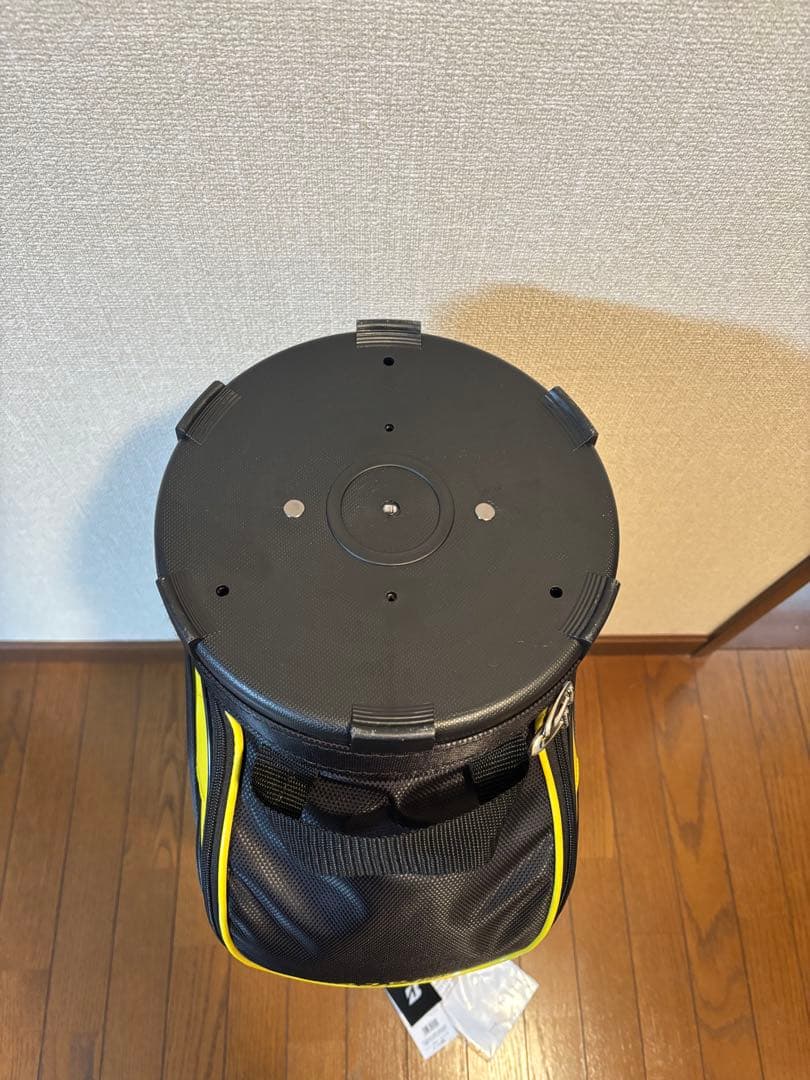 BRIDGESTONE ゴルフ キャディバッグ 黒/黄/白