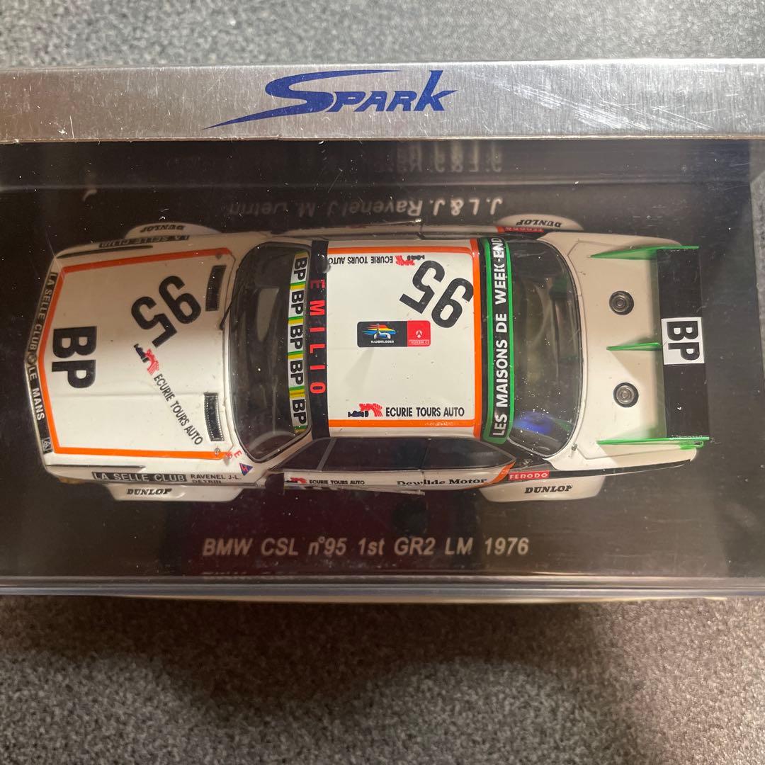 ミニカー SPARK 1/43  CSL 95 1st GR2 LM 1976