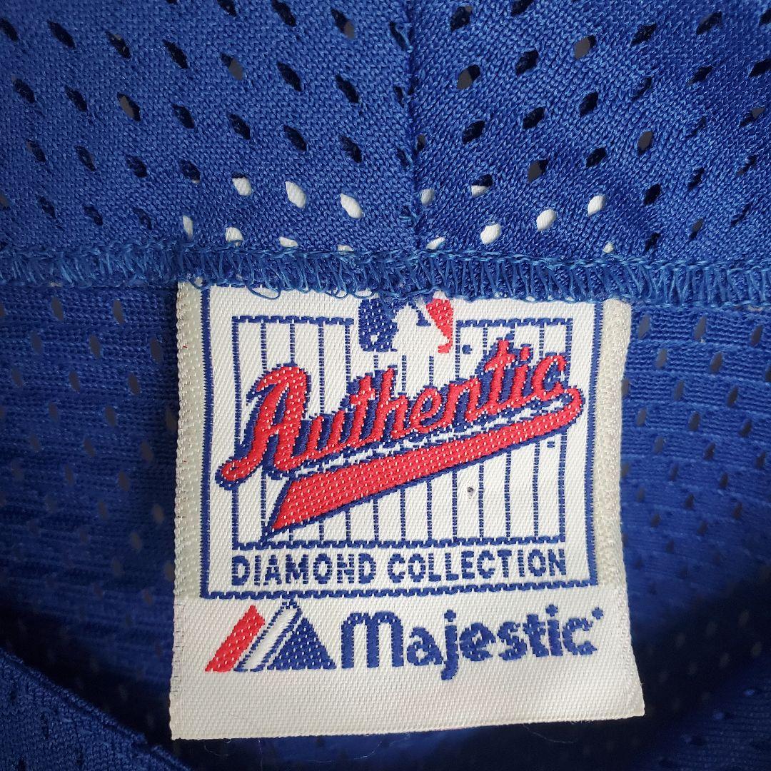 majestic マジェスティック カブス Tシャツ アメリカ製 クマ 青 熊