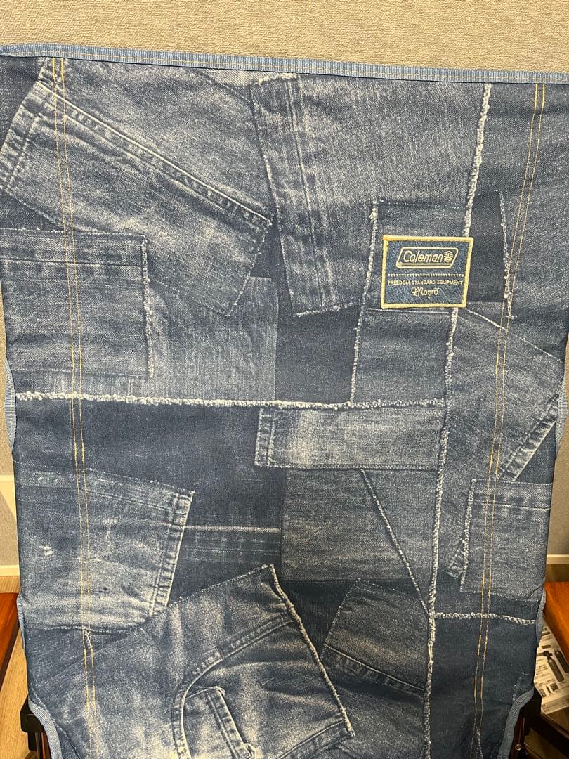 Coleman コールマン アウトドアチェア デニム風　2脚セット