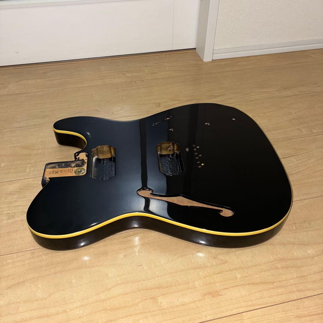 フェンダージャパン テレキャスター シンライン ボディ ブラック　HH