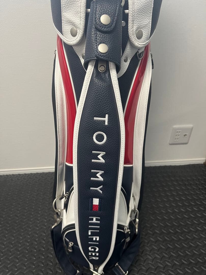 トミー ヒルフィガー キャディバッグ　THMG7SC1 9型トリコロール