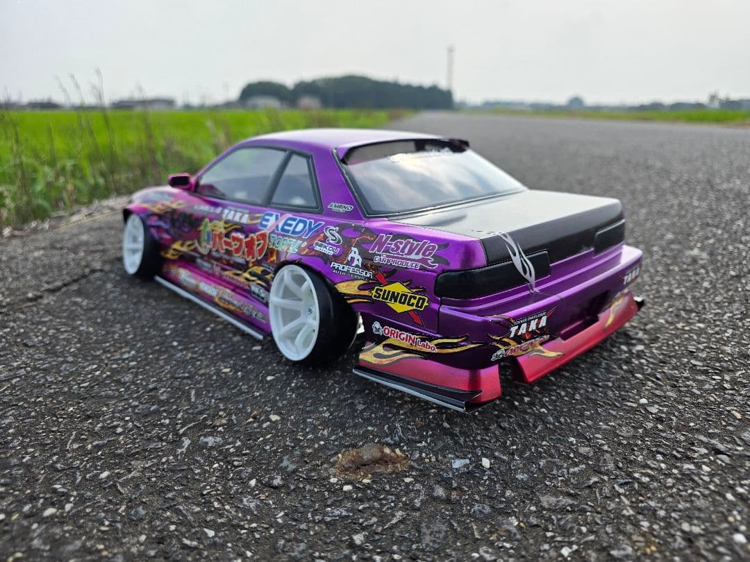 アディクション　オリジン　S１３シルビア　製作済み新品ラジコンホディ