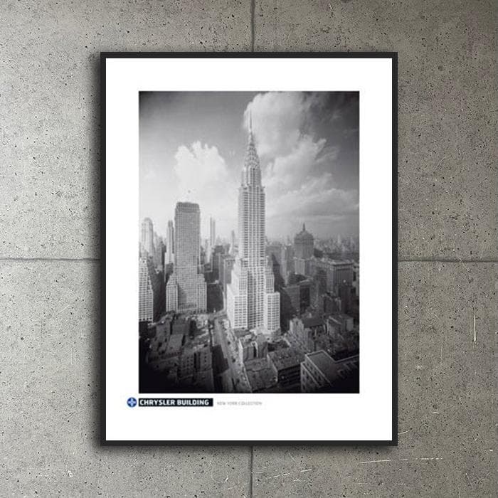 額装済/クライスラー ビル/アーティスト不明