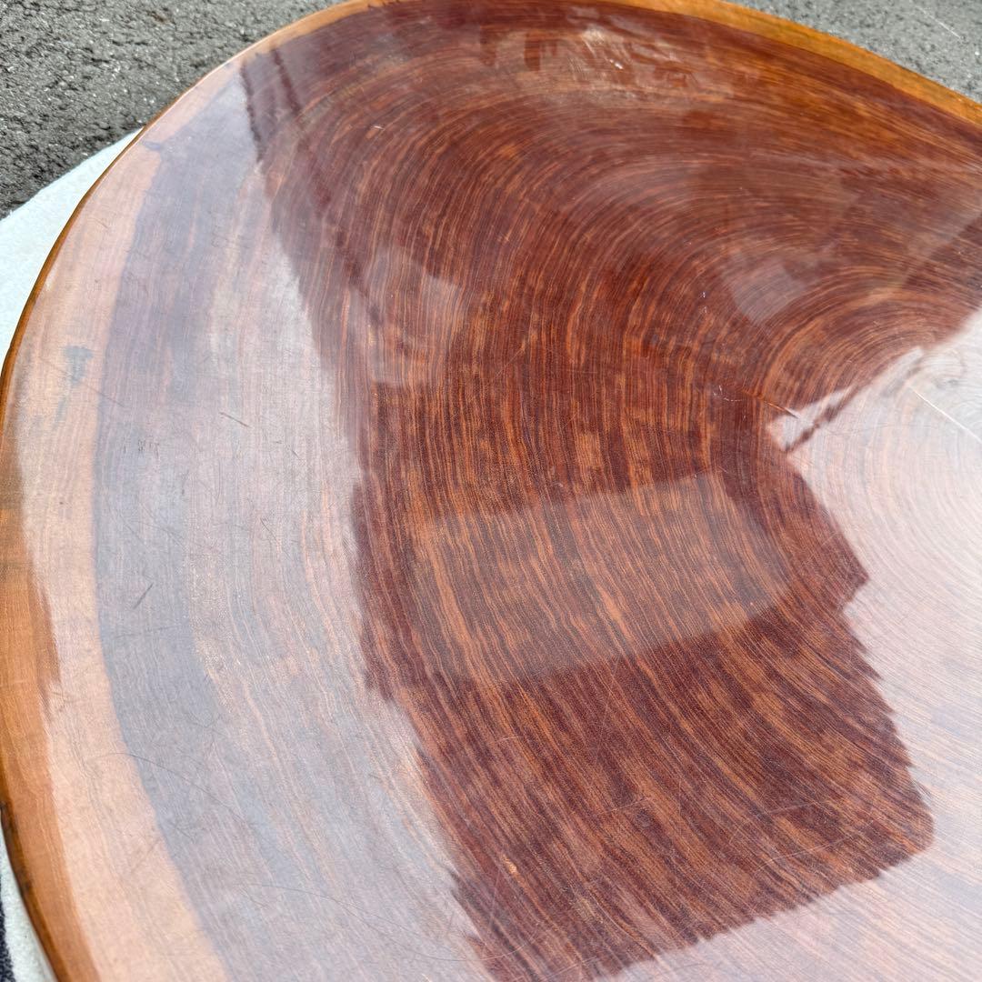 ☆円形木製テーブル☆無垢 木 一枚板テーブル ローテーブル ちゃぶ台