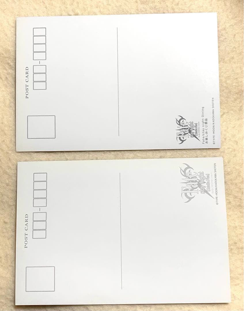 fate レアルタ ubw ポストカード ポスカ ランサー クーフーリン 2種