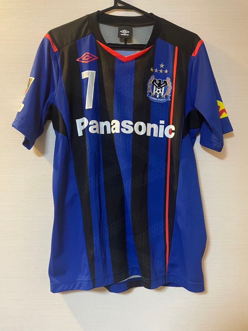 三冠シーズン　遠藤保仁　ガンバ大阪　2014 ホームユニフォーム　日本代表