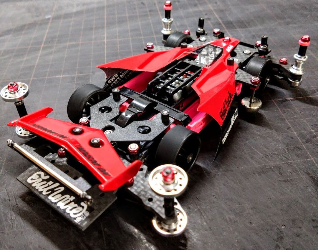 専用品　ミニ四駆　完成品　ネオファルコン　MSシャーシ MSフレキ