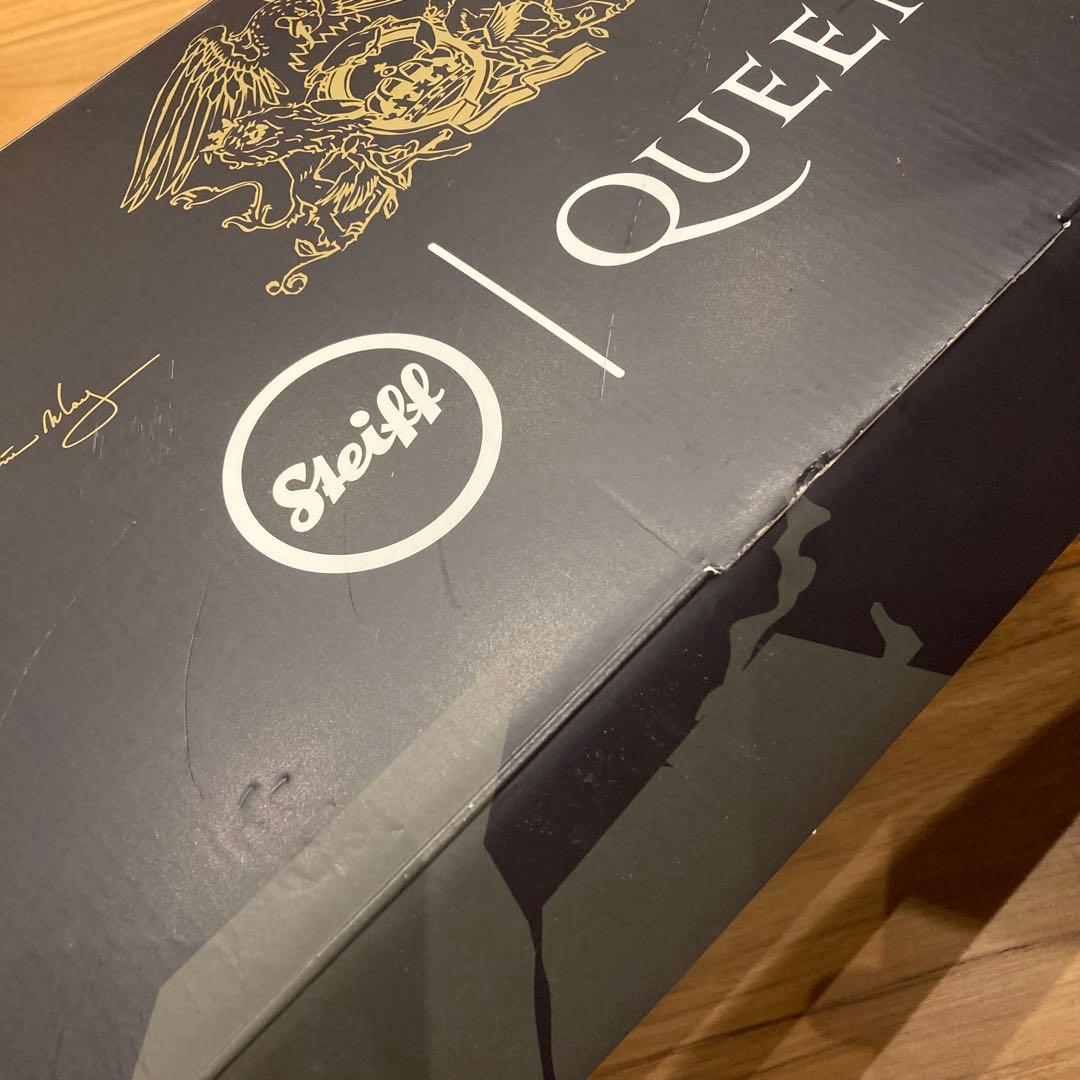 シュタイフ　テディベア　限定　QUEEN タグ付き　箱に破れあり　本体きれい