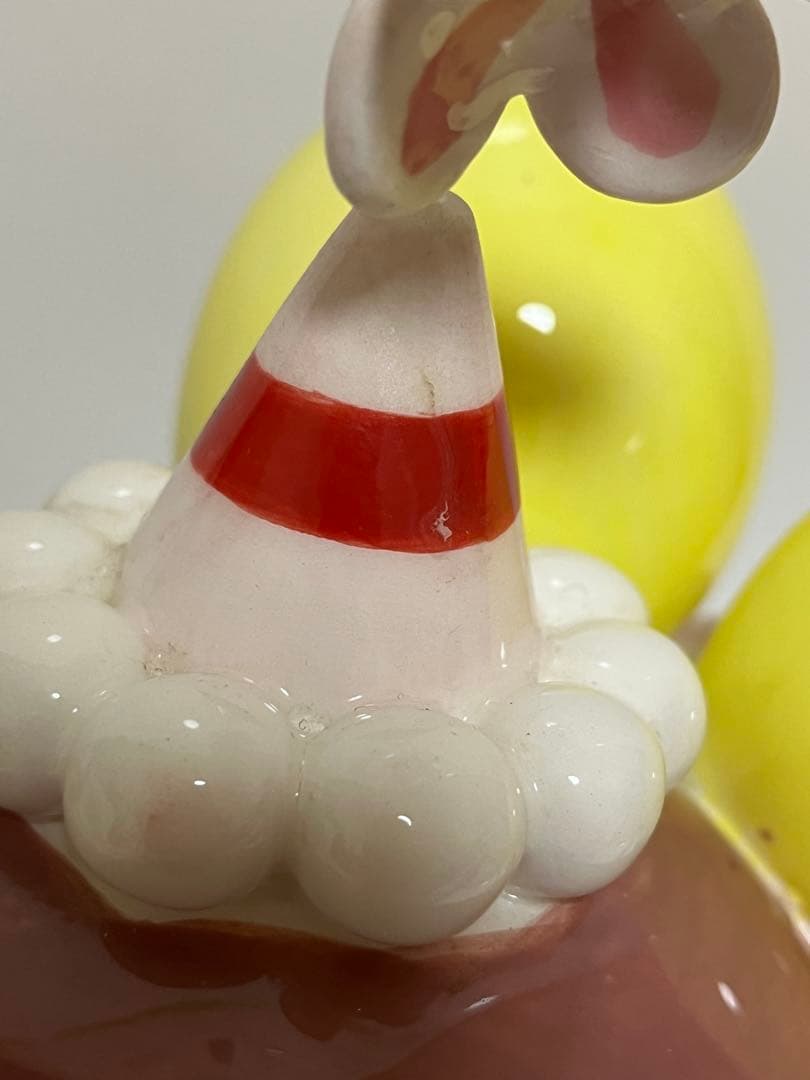 あくびちゃん貯金箱　陶器製