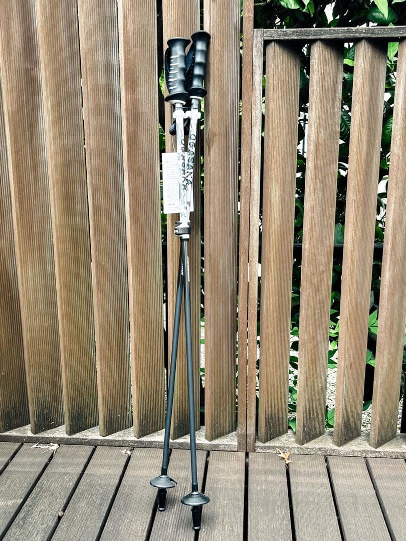 オガサカ　スキー ポール ストック 伸縮式 95〜120cm