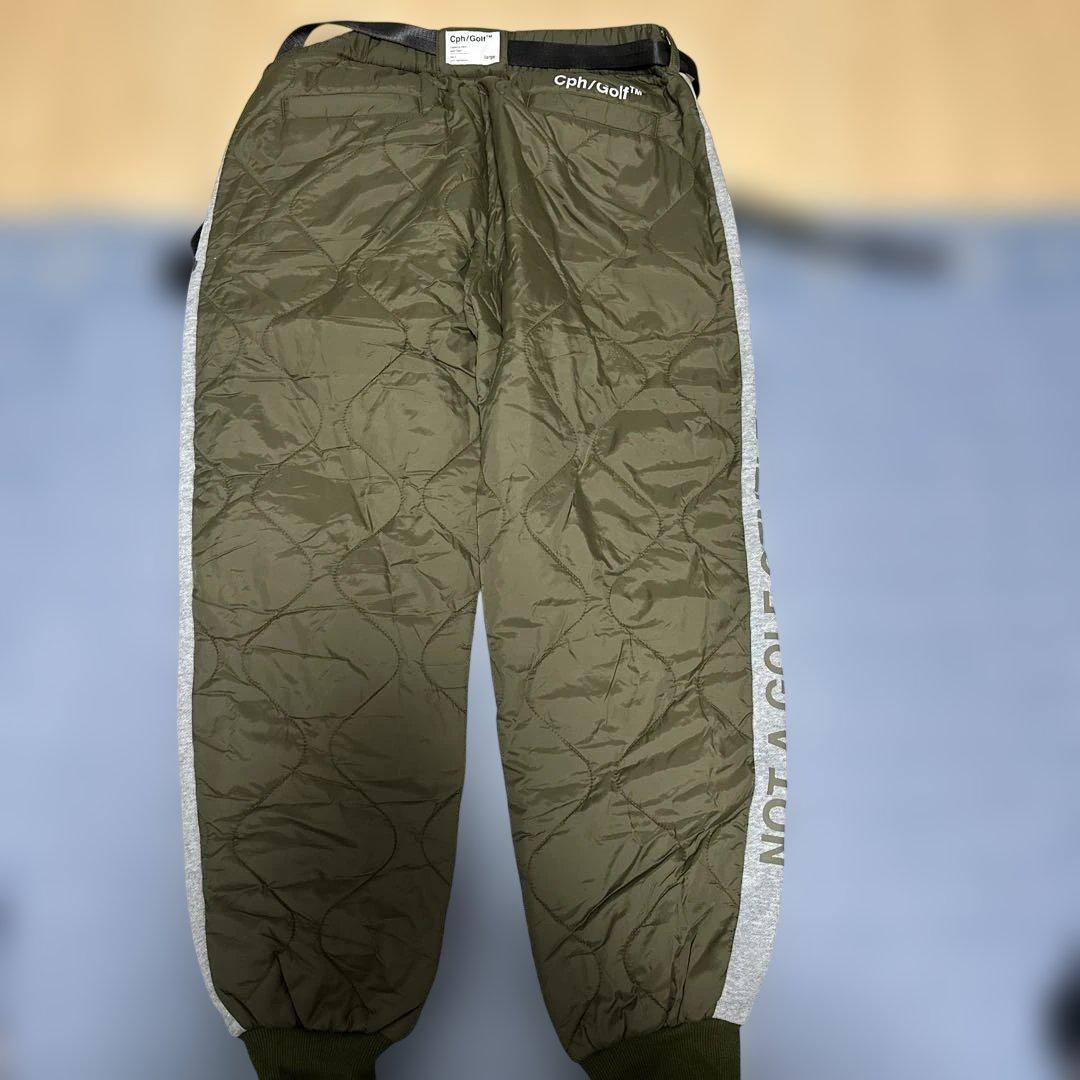 Cph/Golf™ キルティングパンツ large オリーブグリーン