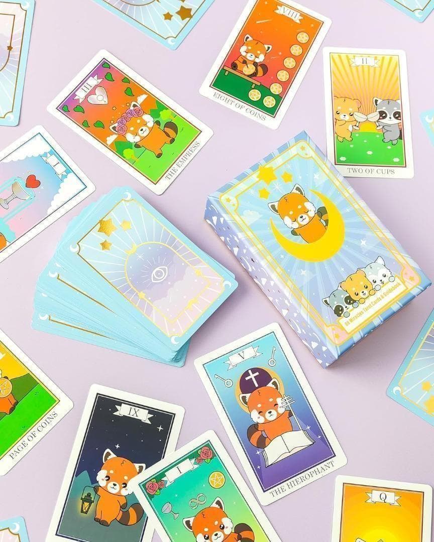 【正規品タロットカード】オーロラエッジ✨ゆる可愛い✨レッサーパンダ＆フレンド