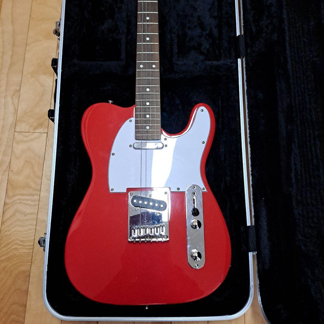 レッド テレキャスタータイプ エレキギター
