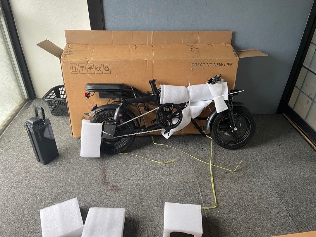 DEEPPOWER 電動アシスト自転車 ブラック