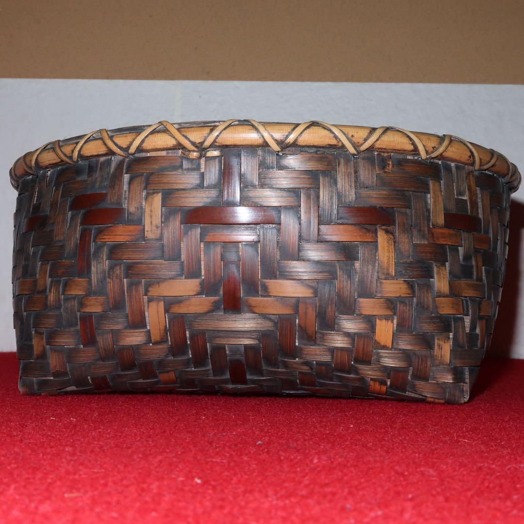 【茶道具】油竹炭斗　稽古用