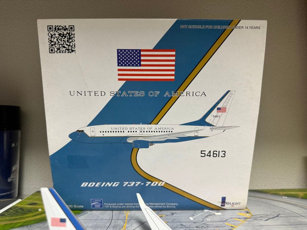 ぽ*ん様 737-700 1/200 c-40b インフライト　エアフォース