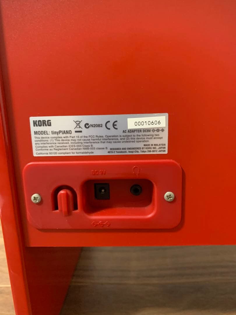KORG Tiny Piano レッド　ミニ鍵盤　ミニピアノ　25鍵