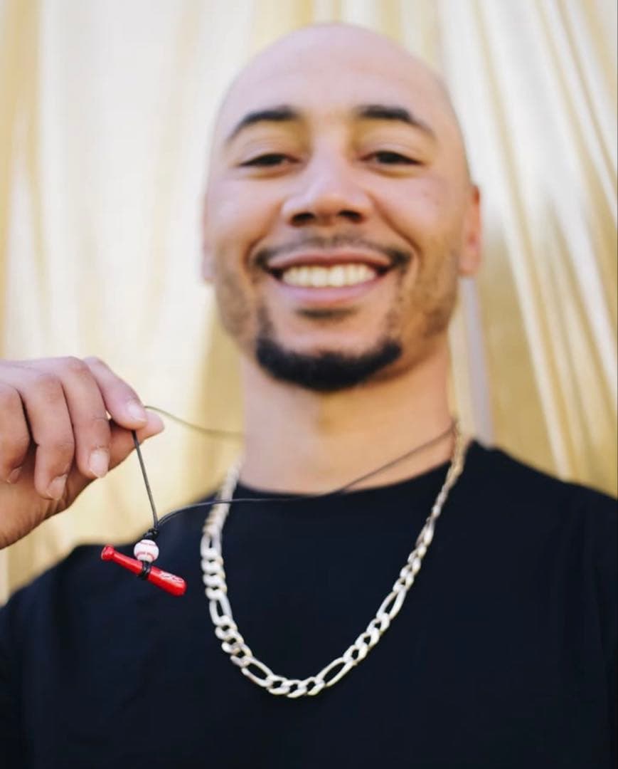 ムーキー ベッツ シグネチャー ネックレス Mookie Betts レッド