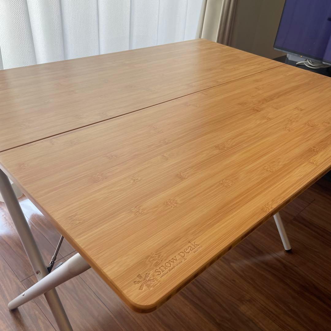 スノーピーク ワンアクションテーブル竹 LV-010TR  peak