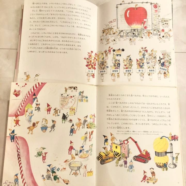 知識の絵本 がんばれあたま 脳のはたらき うんこのできるまで 食べものの旅 絵本