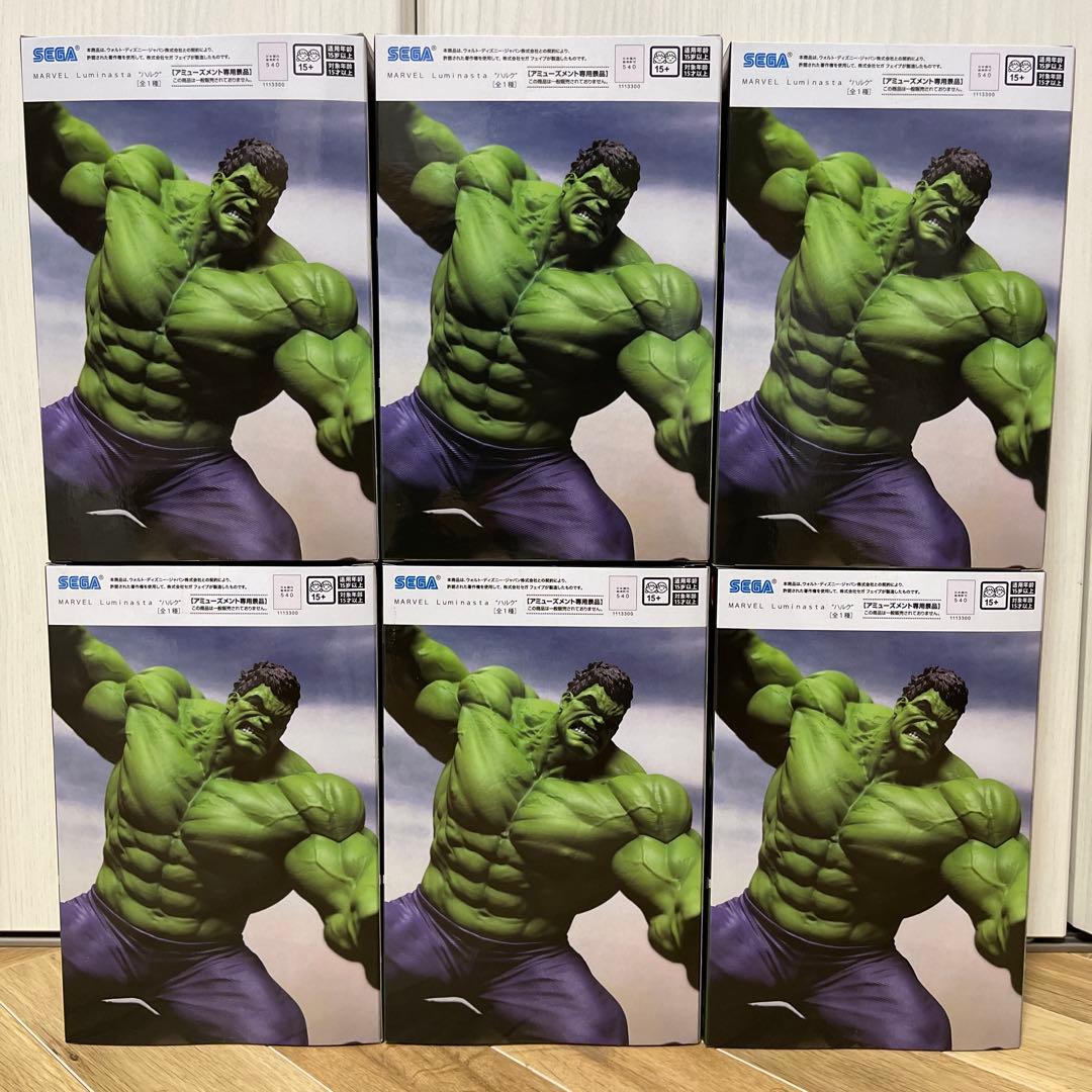 MARVEL Luminasta ハルク フィギュア 6体セット プライズ