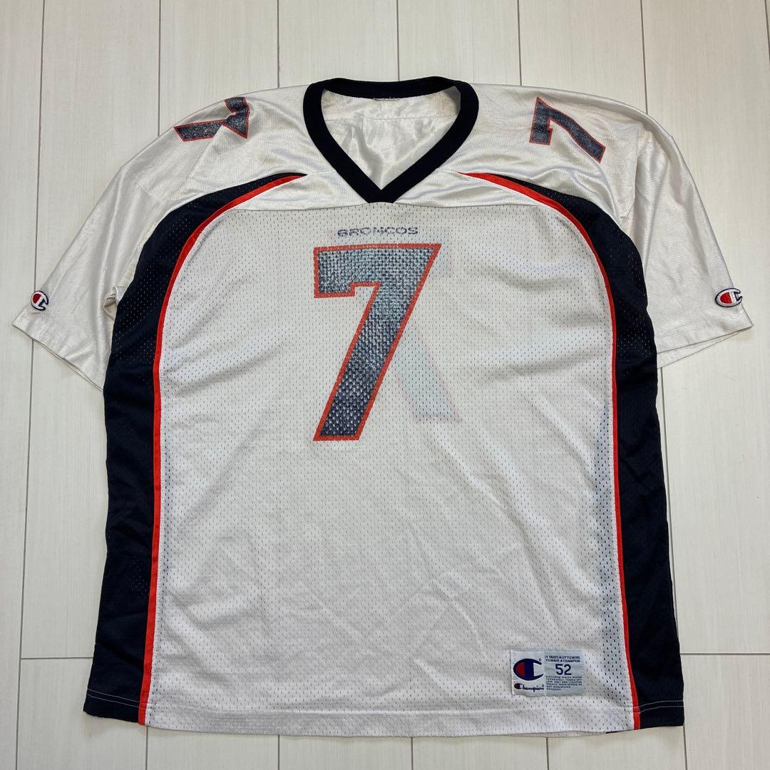 90'sビンテージ古着！Champion BRONCOS ゲームシャツ アメフト