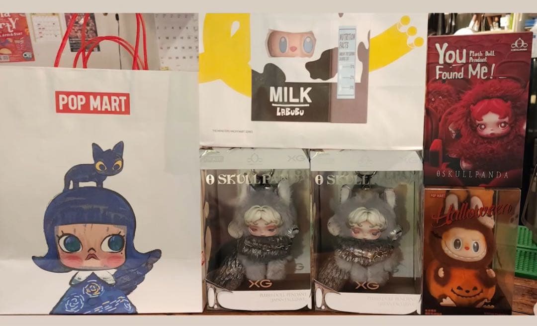 l*☆様 XGスカルパンダSKULLPANDA XG ぬいぐるみペンダント 日本